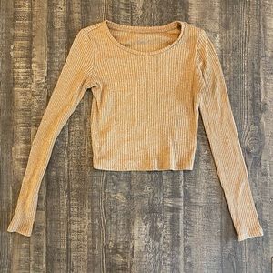 American Eagle Cropped Long Sleeve shirt XS